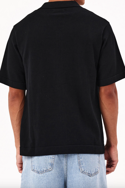 Rolla’s Bowler Knit Classic Shirt - Black