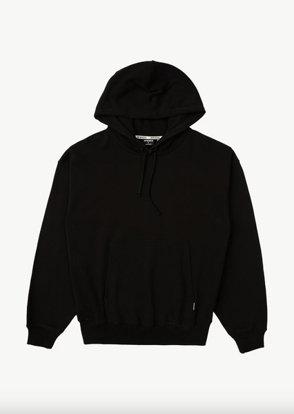 Afends Genesis Recycled Boxy Pull On Hood - Black