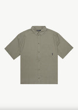 Afends Everyday Hemp Short Sleeve Shirt - Olive
