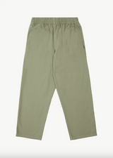 Afends Ninety Eights Baggy Elastic Waist Pants - Olive