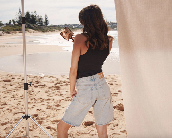 Dr Denim Lea Shorts - Canyon Light Vintage