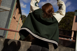 Dr Denim Annivarsity Jacket - Green Patched