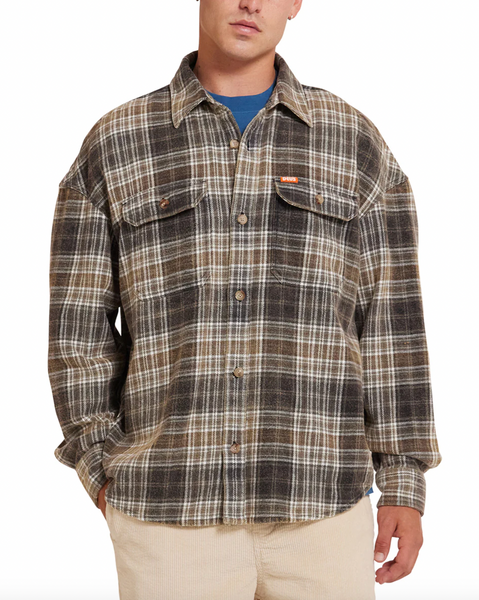 Deus Vacay Check Shirt - Grey Check