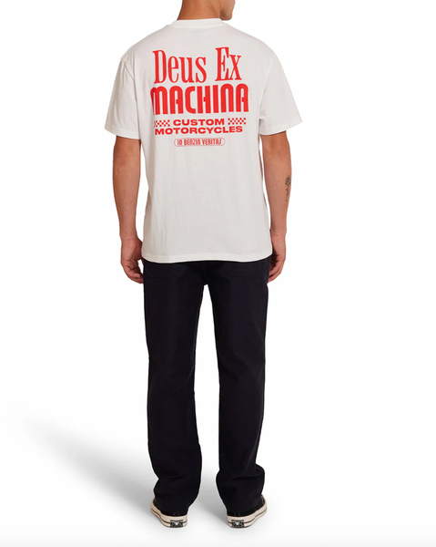 Deus Partisan Tee - Vintage White