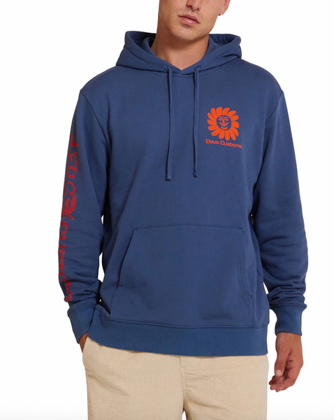 Deus Helios Hoodie - Moroccan Blue