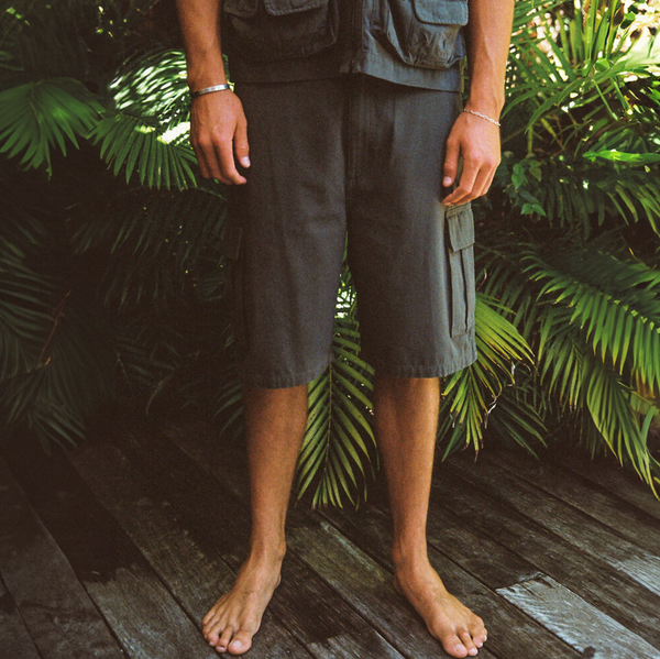 Wrangler BB Steezy Cargo Short - Eucalyptus