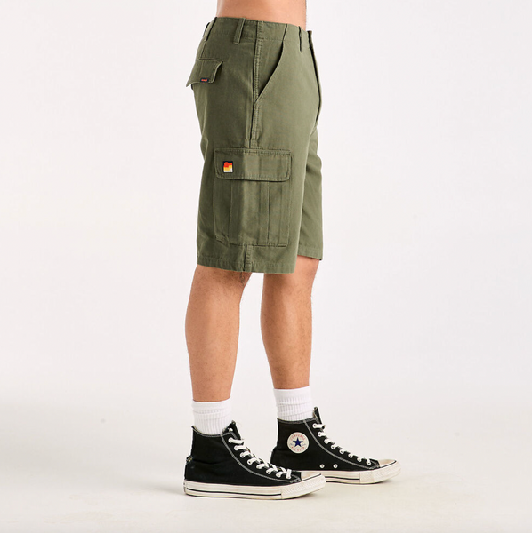 Wrangler BB Steezy Cargo Short - Eucalyptus