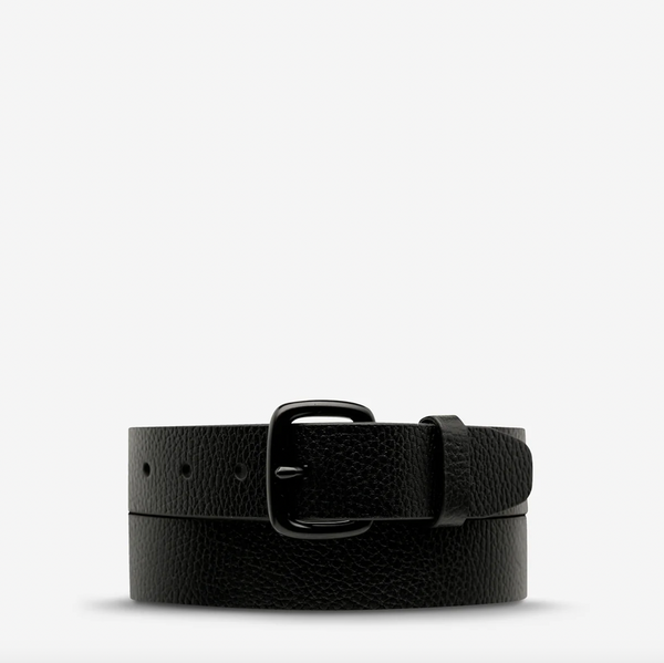 Status Anxiety Ease Up Belt - Black/Black