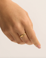 By Charlotte Infinite Light Ring - 18k Gold Vermeil