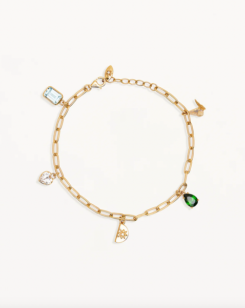 By Charlotte Wanderlust Charm Bracelet - 18k Gold Vermeil