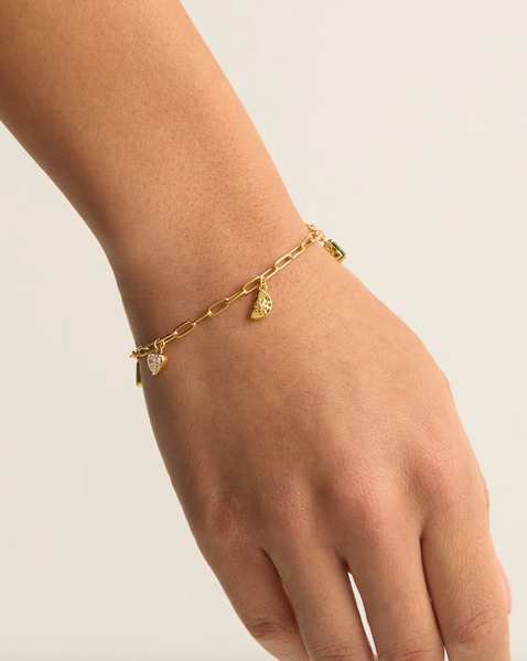 By Charlotte Wanderlust Charm Bracelet - 18k Gold Vermeil