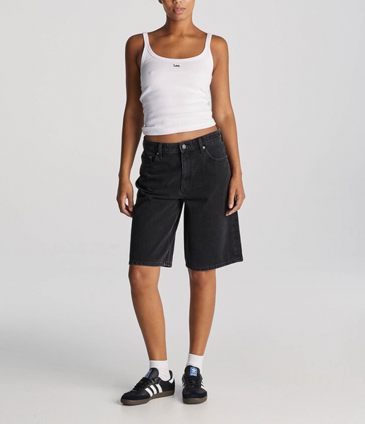 Lee Low Slouch Jort - Black Shadow
