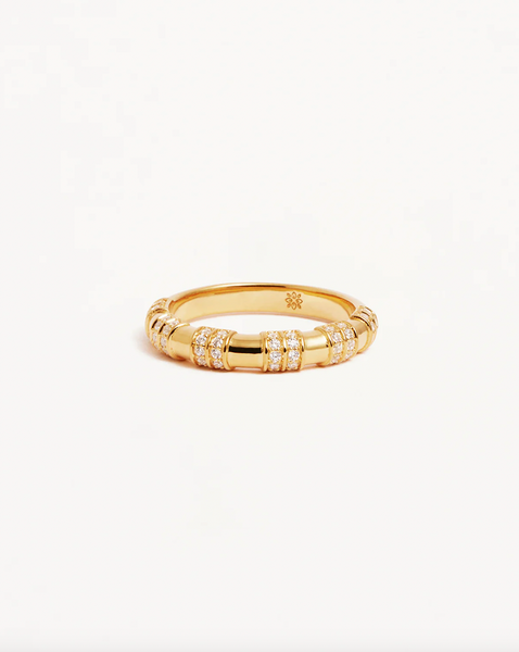 By Charlotte Shine Bright Band Ring - 18k Gold Vermeil