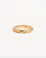 By Charlotte Shine Bright Band Ring - 18k Gold Vermeil