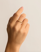 By Charlotte Shine Bright Band Ring - 18k Gold Vermeil