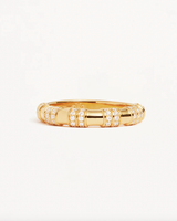 By Charlotte Shine Bright Band Ring - 18k Gold Vermeil