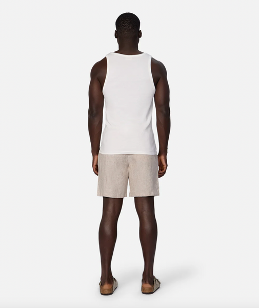 Industrie The Brando Ribbed Singlet - Chalk