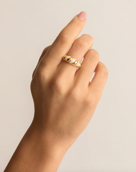 By Charlotte Stardust Soul Ring - 18k Gold Vermeil