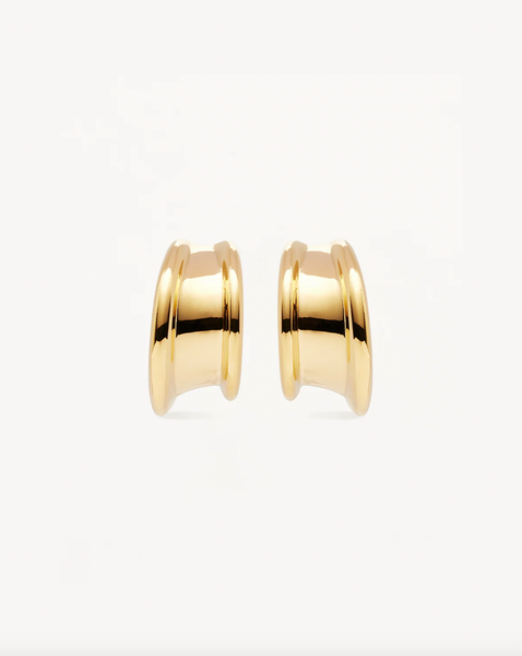 By Charlotte Muse Large Hoops - 18k Gold Vermeil