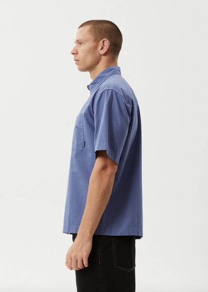 Afends Everyday Hemp Short Sleeve Shirt - Marlin
