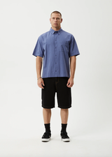 Afends Everyday Hemp Short Sleeve Shirt - Marlin