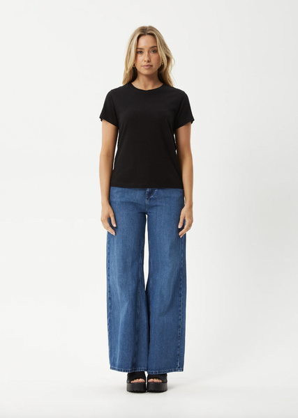 Afends Eden Hemp Regular Fit Tee - Black