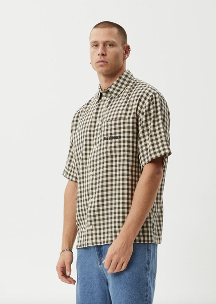 Afends Gambet Short Sleeve Shirt - Sand