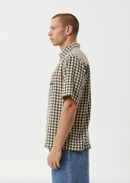 Afends Gambet Short Sleeve Shirt - Sand