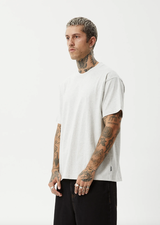 Afends Genesis Heavy Boxy Tee - Grey Marle