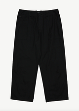 Afends Glider Recycled Pleated Pant - Black
