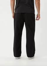 Afends Glider Recycled Pleated Pant - Black