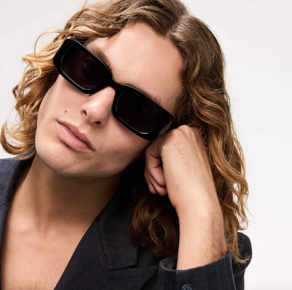 Le Specs Rippled Rebel - Black