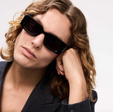 Le Specs Rippled Rebel - Black
