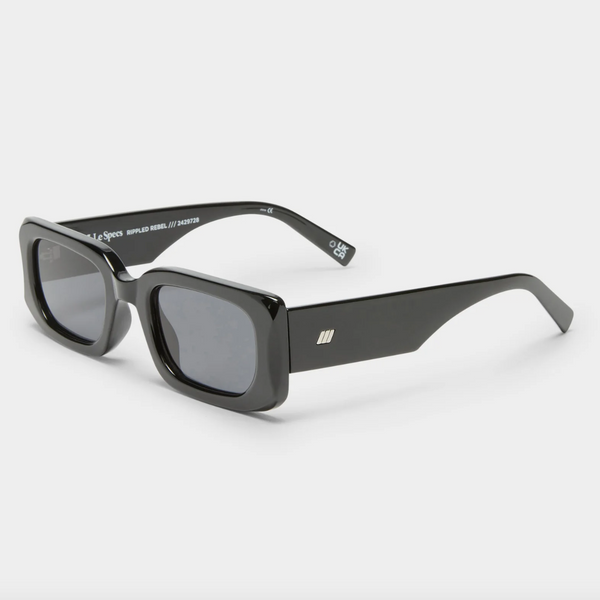 Le Specs Rippled Rebel - Black
