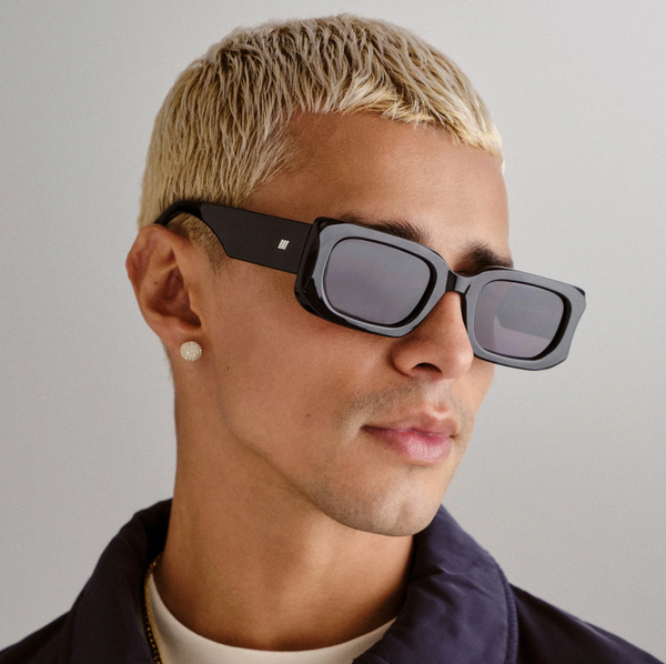 Le Specs Rippled Rebel - Black