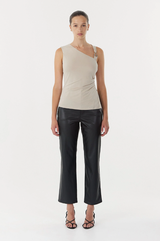 Third Form Stirling Twist Asymmetric Bodice - Oyster Grey
