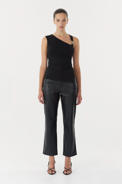 Third Form Stirling Twist Asymmetric Bodice - Black