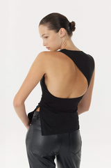 Third Form Stirling Twist Asymmetric Bodice - Black