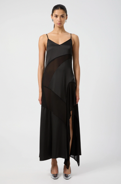 Third Form Essence Panelled Maxi Dress - Black