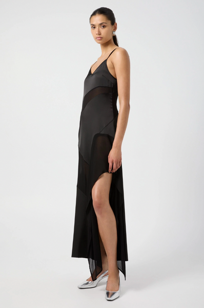 Third Form Essence Panelled Maxi Dress - Black