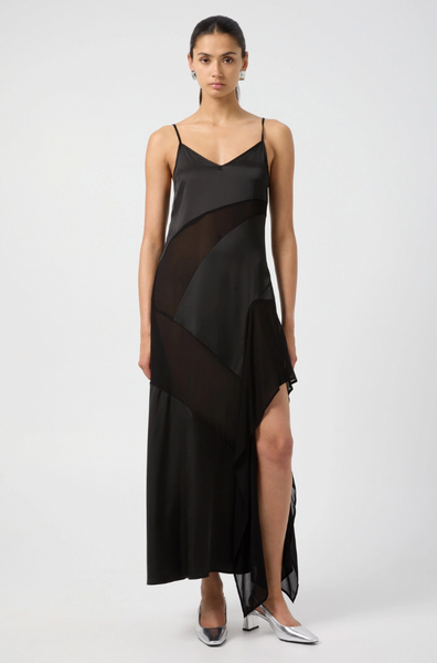 Third Form Essence Panelled Maxi Dress - Black