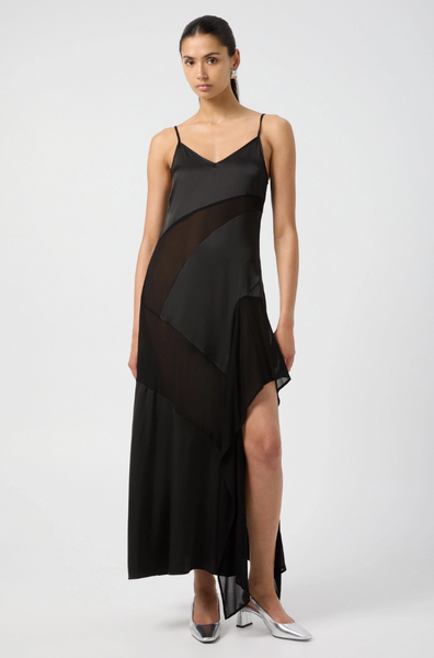 Third Form Essence Panelled Maxi Dress - Black