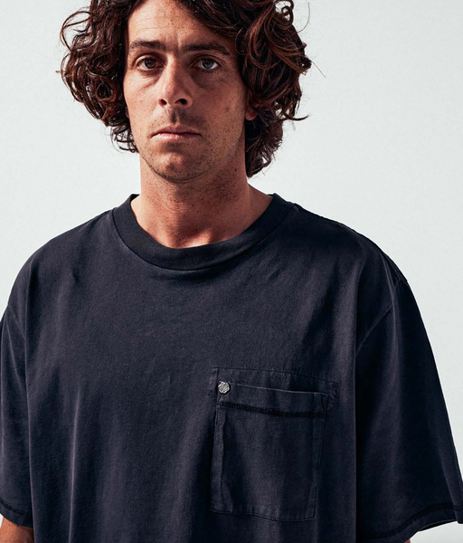 Former CA Oversized Pocket T-Shirt - Washed Black