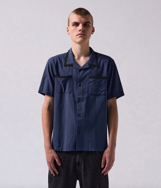 Former Pinstripe Marilyn SS Shirt - Navy