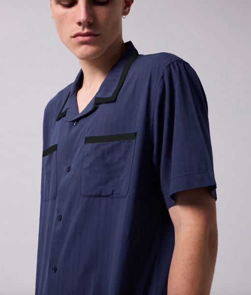 Former Pinstripe Marilyn SS Shirt - Navy