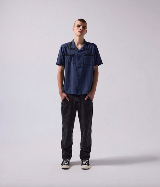 Former Pinstripe Marilyn SS Shirt - Navy