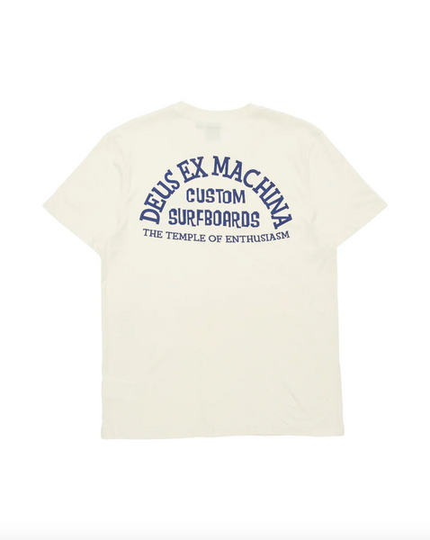 Deus York Tee - Vintage White