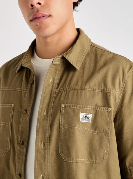 Lee Utility S/S Shirt - Ripstop Khaki
