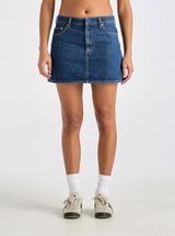 Lee Relaxed Mini Skirt - Indigo Dream