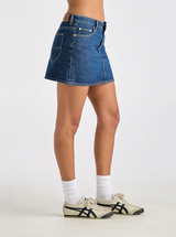 Lee Relaxed Mini Skirt - Indigo Dream